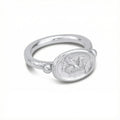 Handmade Roman warrior ring by Sultan Yılmaz, 925 sterling silver, Bodrum