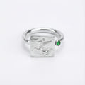  Handmade Pegasus coin ring by Sultan Yılmaz, 925 sterling silver, Bodrum