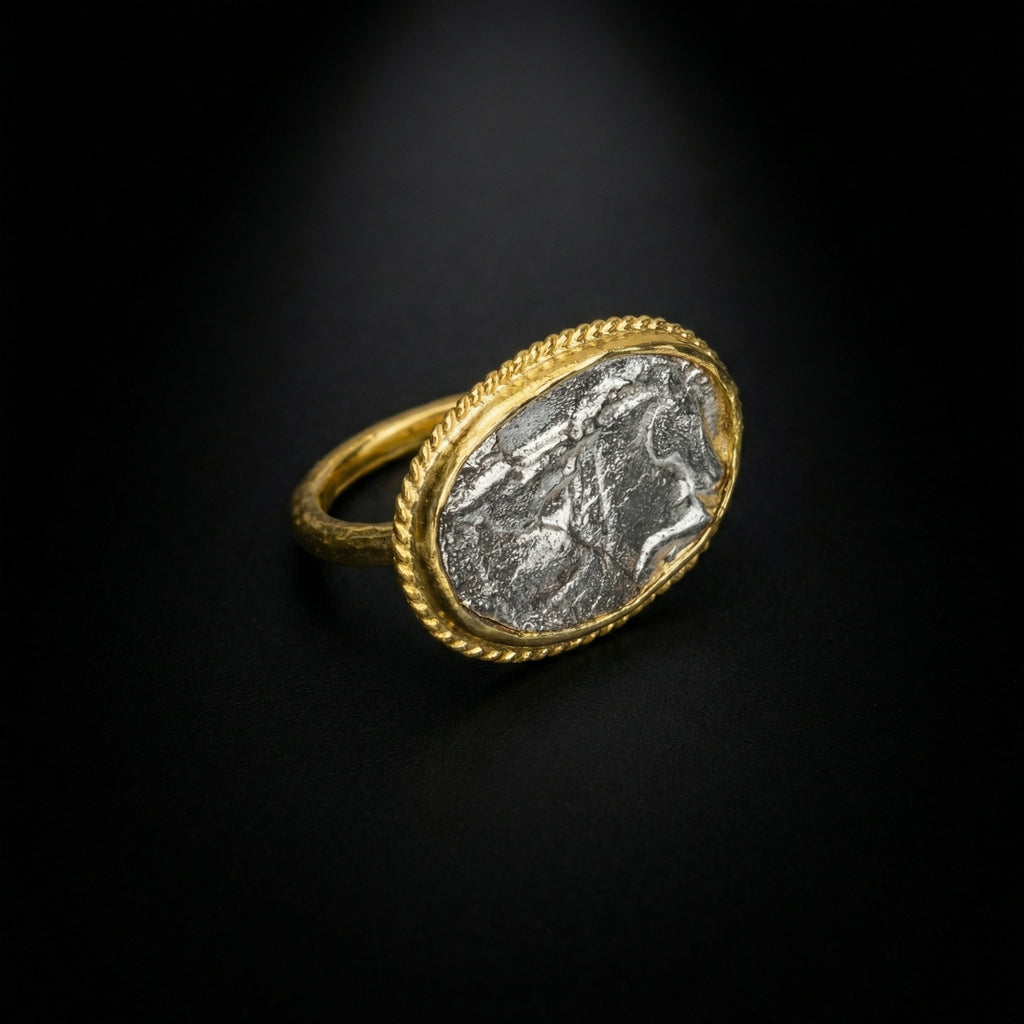Turkish wild horse ring by designer Sultan Bodrum, 925 silver handmade artisan jewelry gift inspired by American mustang heritage and strength