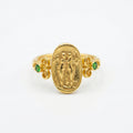 Handmade ancient coin ring by Sultan Yılmaz, 925 sterling silver, Bodrum
