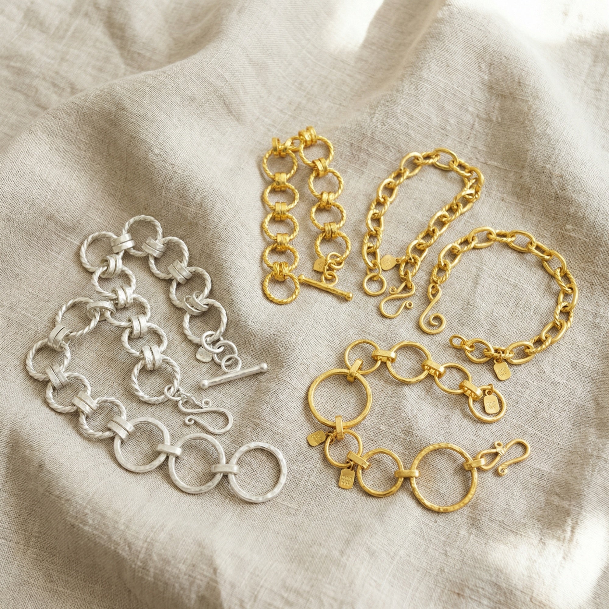 sultan 24k gold heavy link chain colleciton bodrum