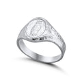Handmade silver owl wisdom ring by Sultan, 925 sterling silver hammered design, Bodrum artisan jewelry
