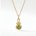Handmade green peridot necklace in 925 sterling silver by Turkish designer Sultan from Bodrum atelier symbol of renewal