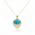 handmade-gold-turquoise-necklace-925-silver-symbol-protection-perfect-gift-sultan bodrum