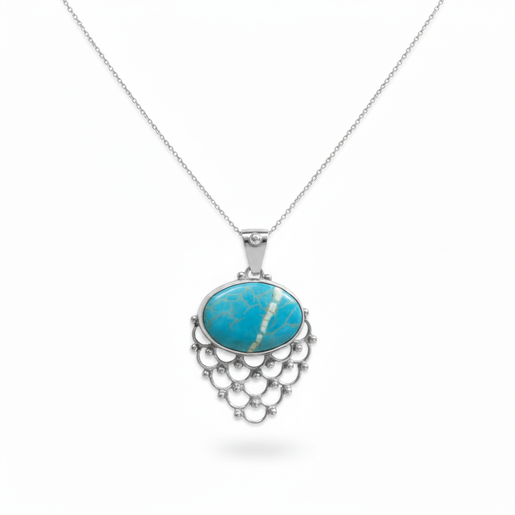 sultan turquoise necklace handmade designer turkish turquoise jewelry