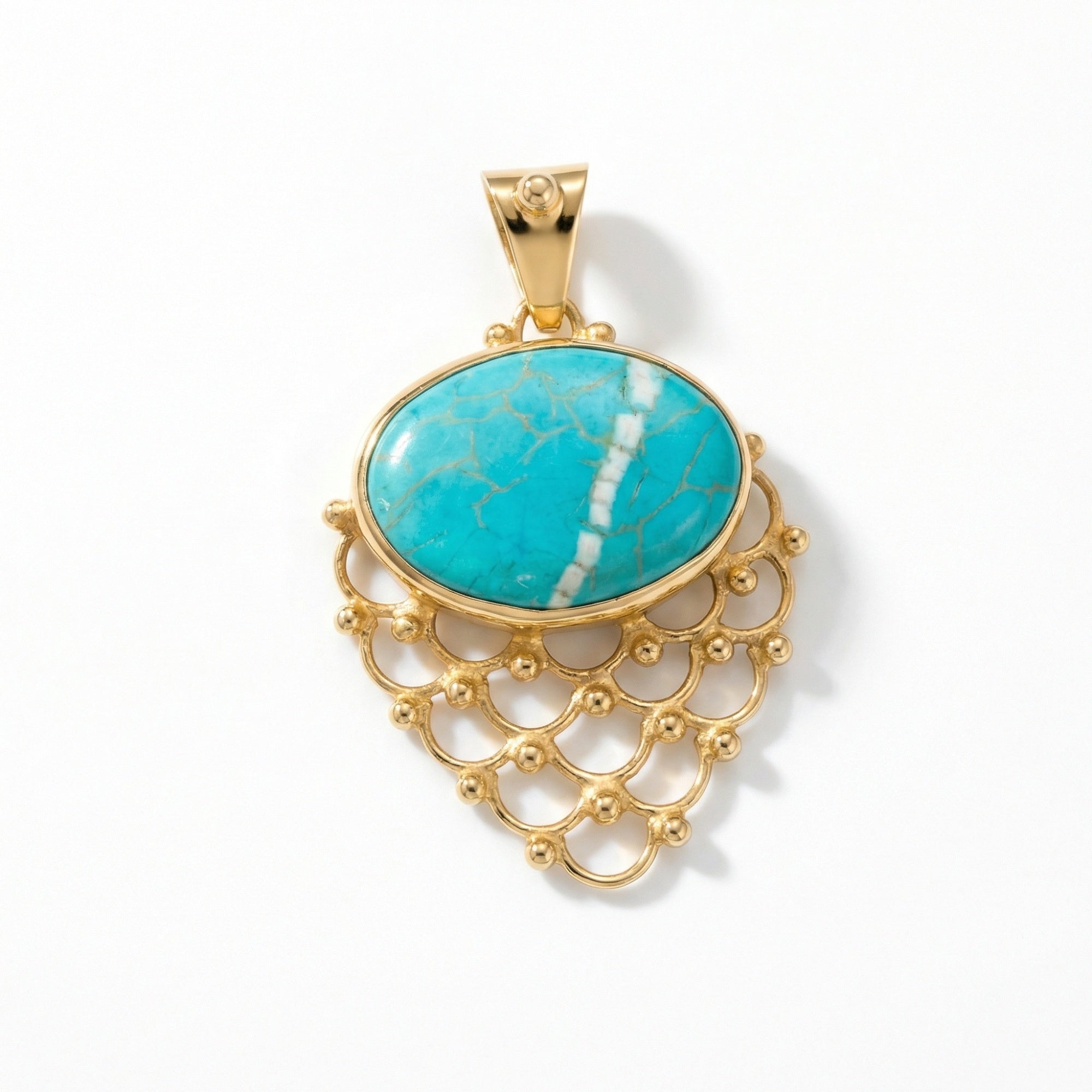 Turkish turquoise necklace in 925 sterling silver, handcrafted artisan jewelry by Sultan Bodrum symbolizing protection and December birthstone
