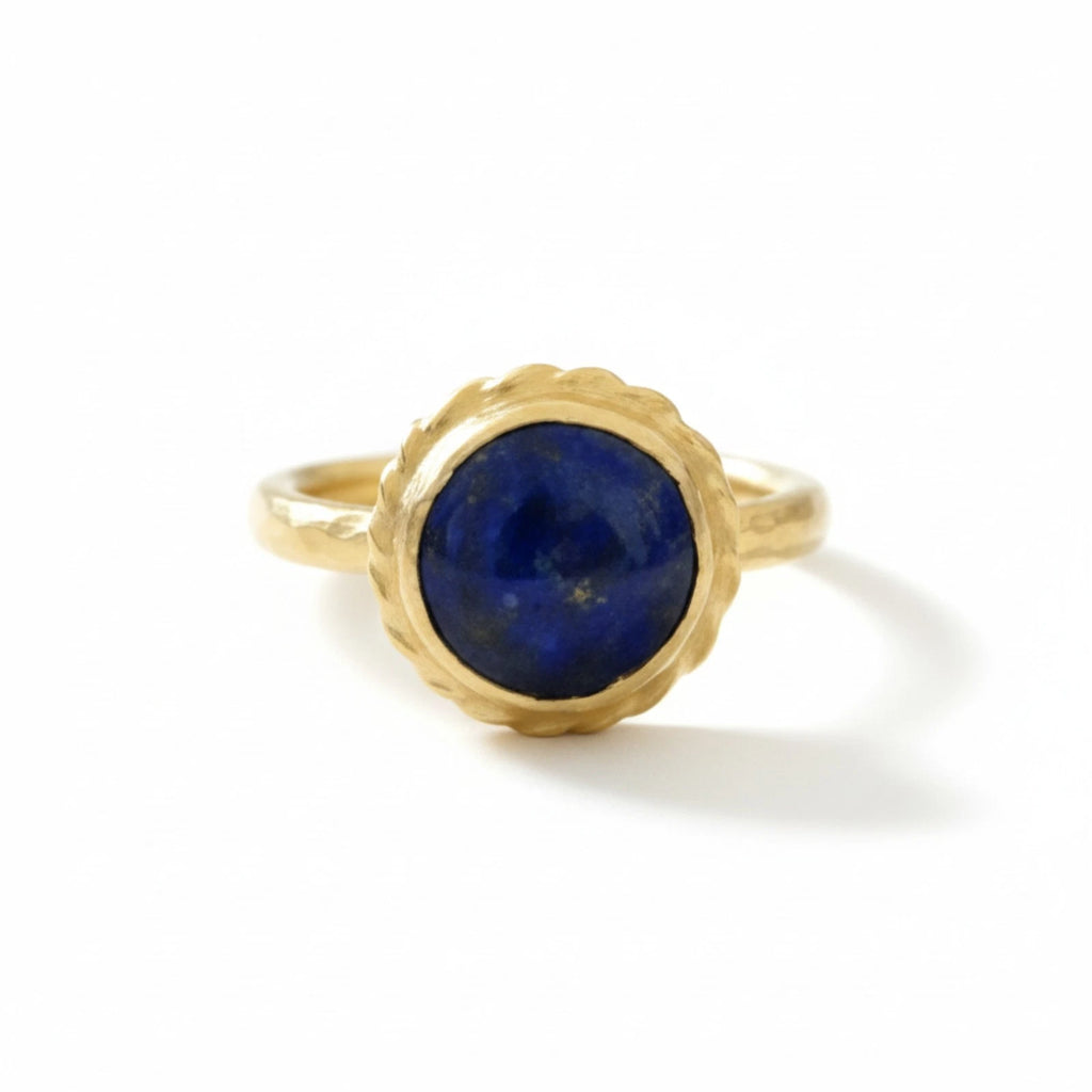 Handcrafted ancient style Sultan Lapis Ring Turkish by atlier sultan