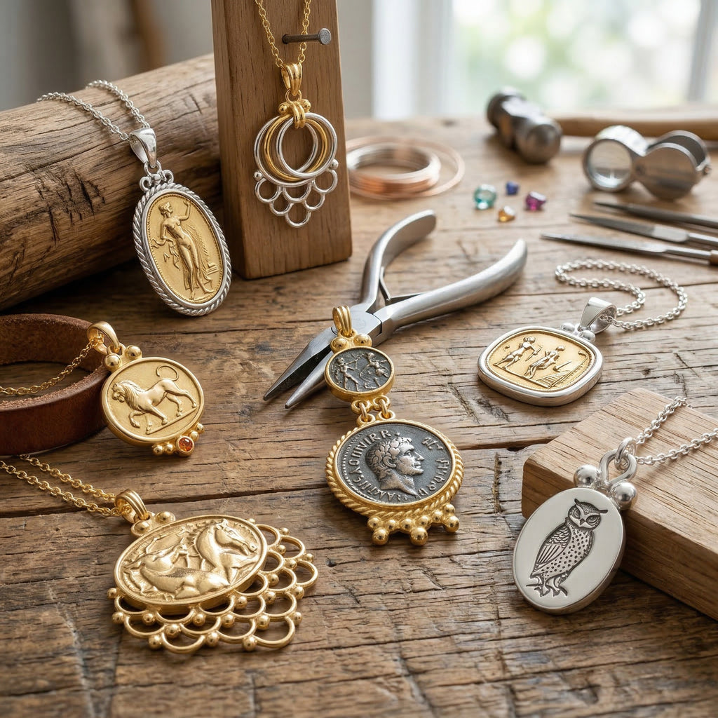 turkish ancient art unique gold coin jewelry by sultan bodrum turkey