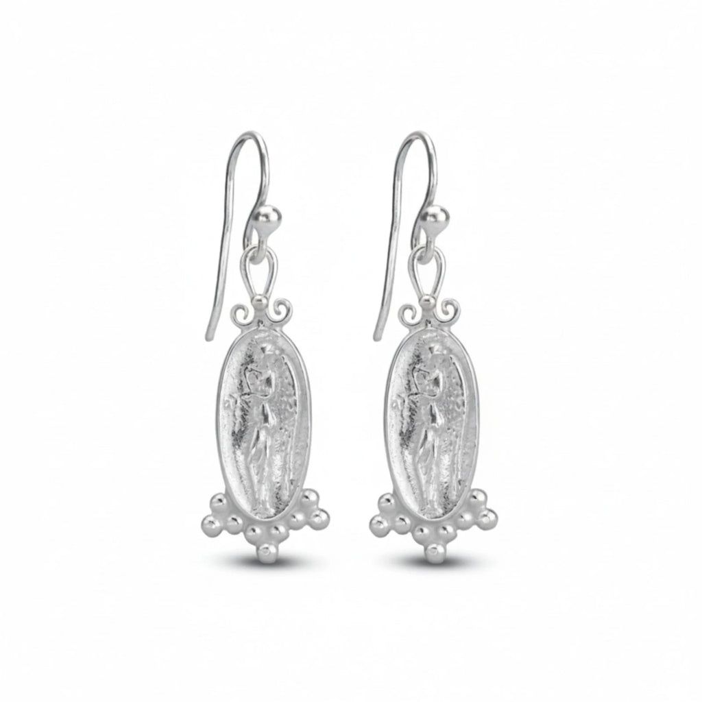 Handmade angel earrings in 925 silver by Sultan

