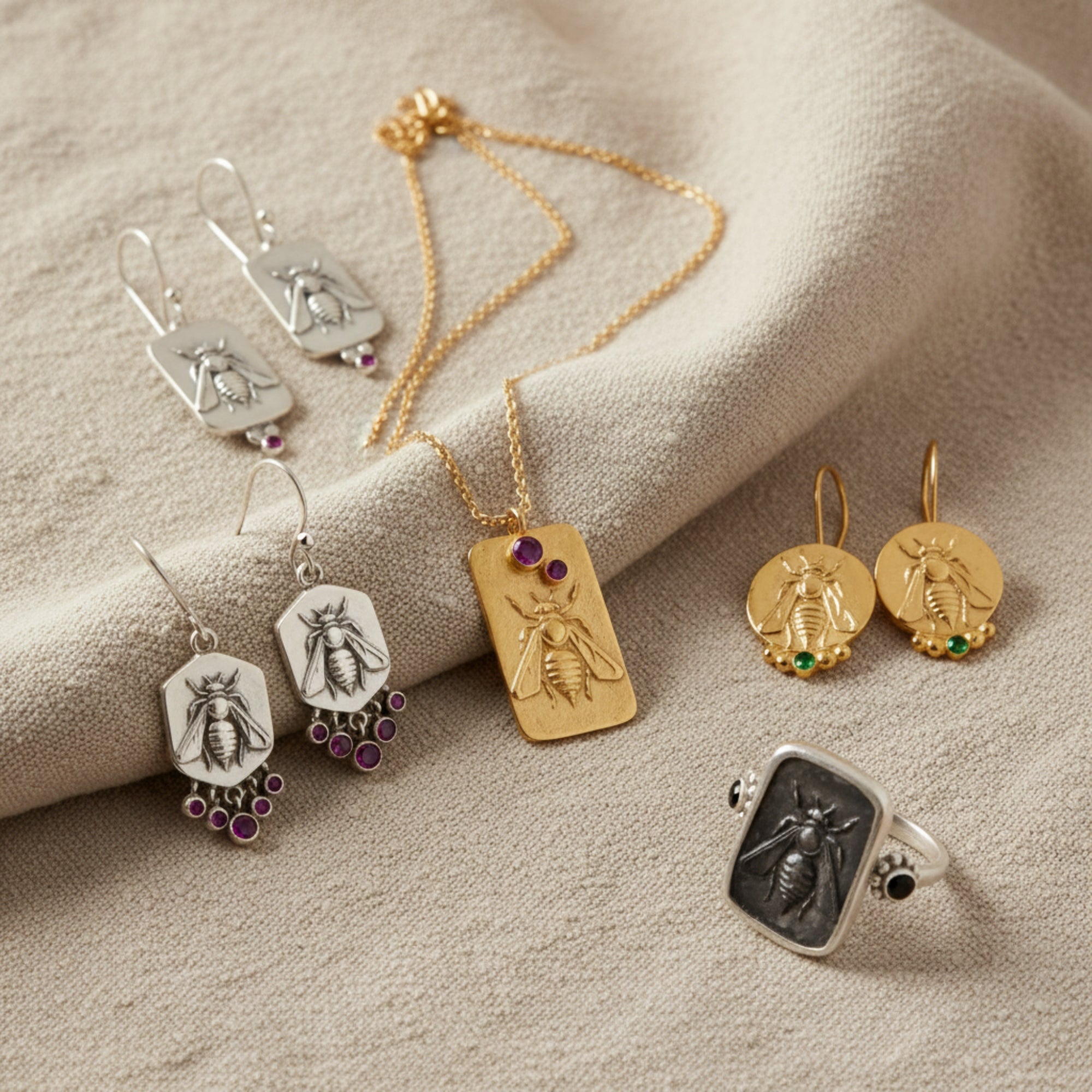 bee jewelry colleciton sultan bodrum turkish jewelry