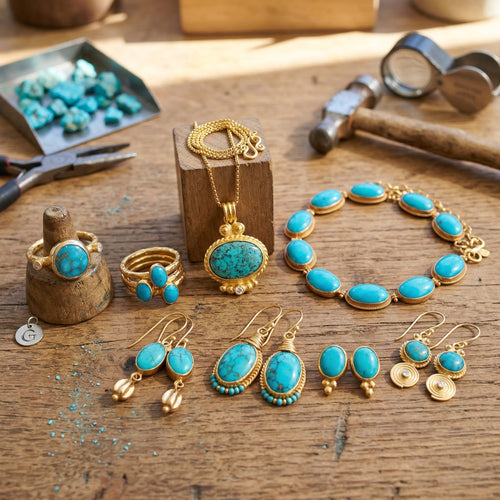 turkish turquoise jewelry collection by sultan bodrum roman art handcrafted designs 24k gold 925 silver
